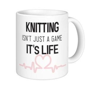 Knitting Mugs - Knitting Isn't Just A Game